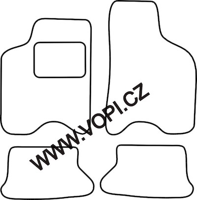 Autokoberce Seat Arosa 1997 - 2004 Colorfit (4206)